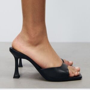 Zara black mules